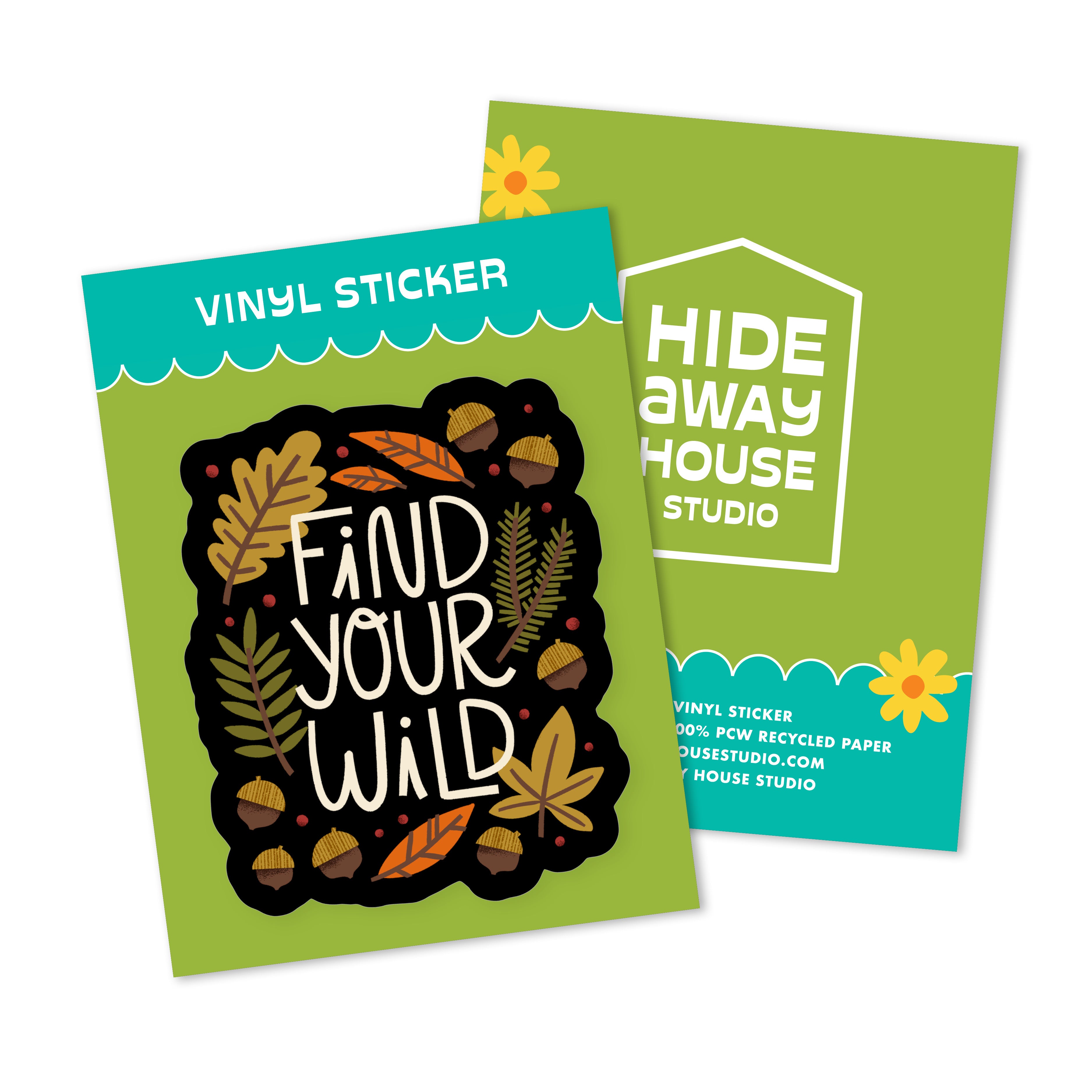 Find Your Wild Sticker
