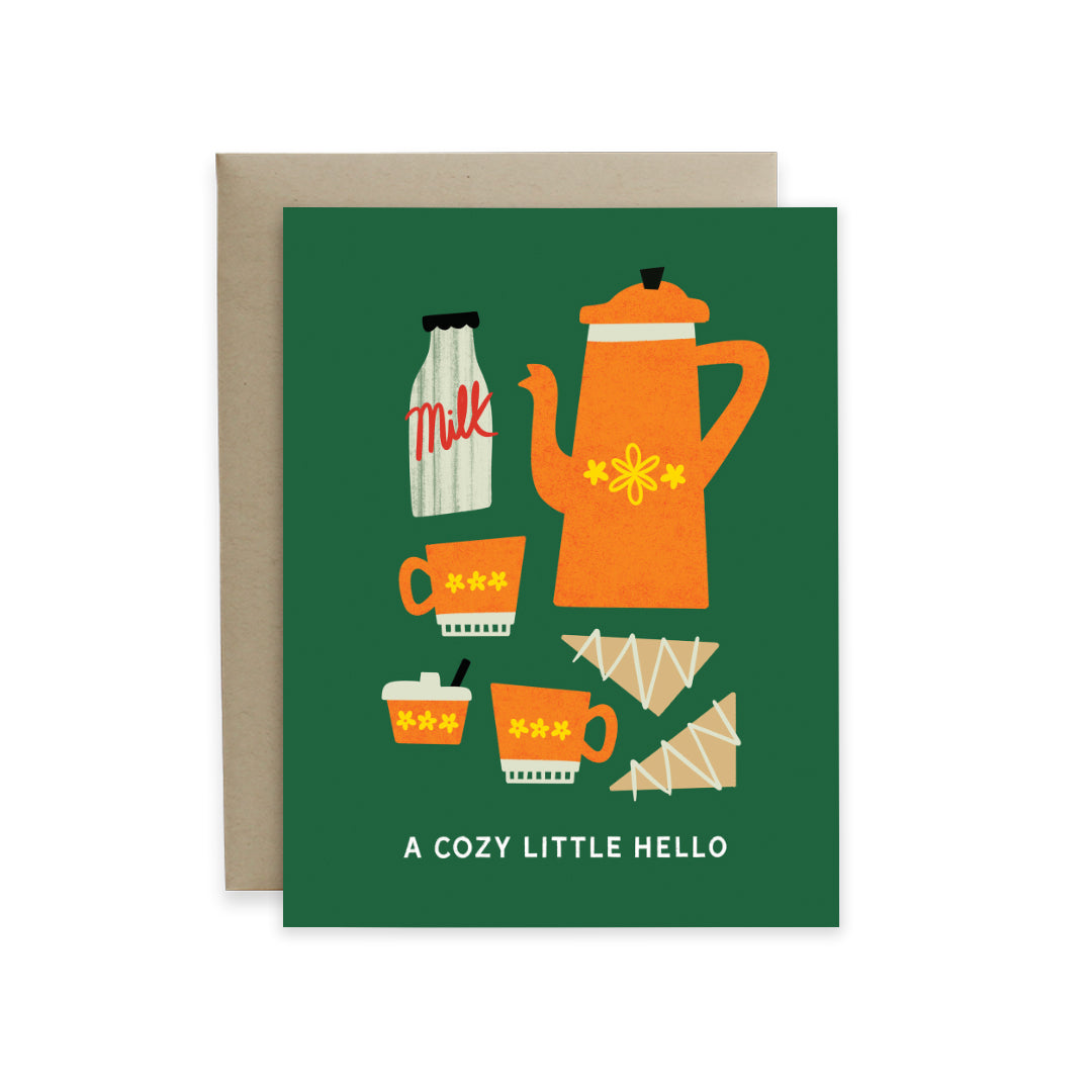 A Cozy Little Hello Card