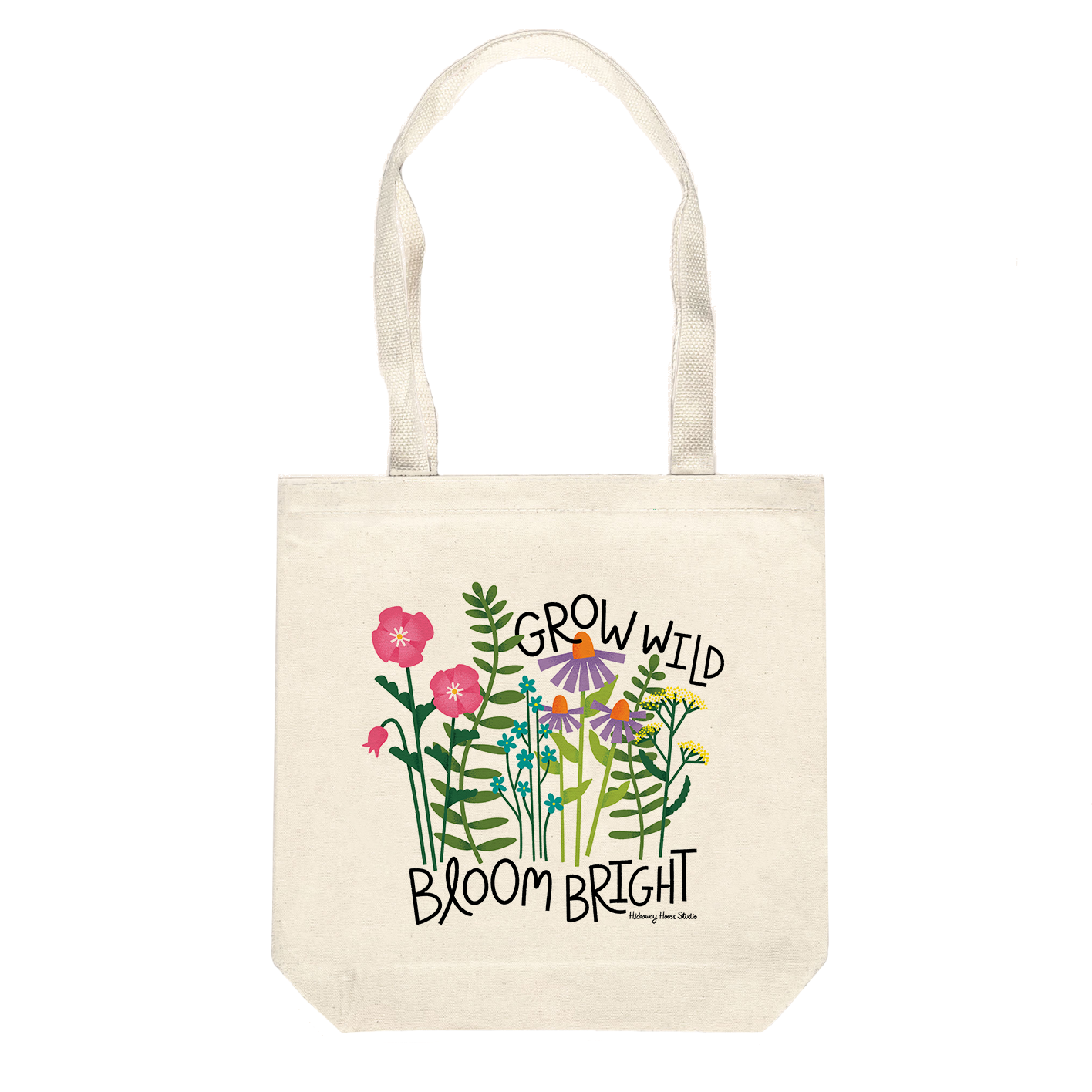 Grow Wild Bloom Bright Tote Bag