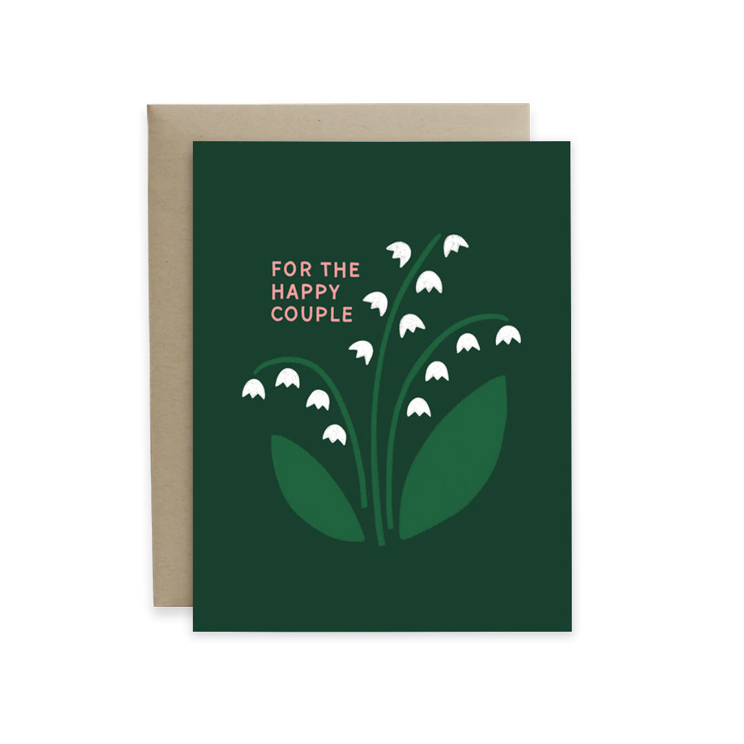For the Happy Couple - Lilly of the Valley Card