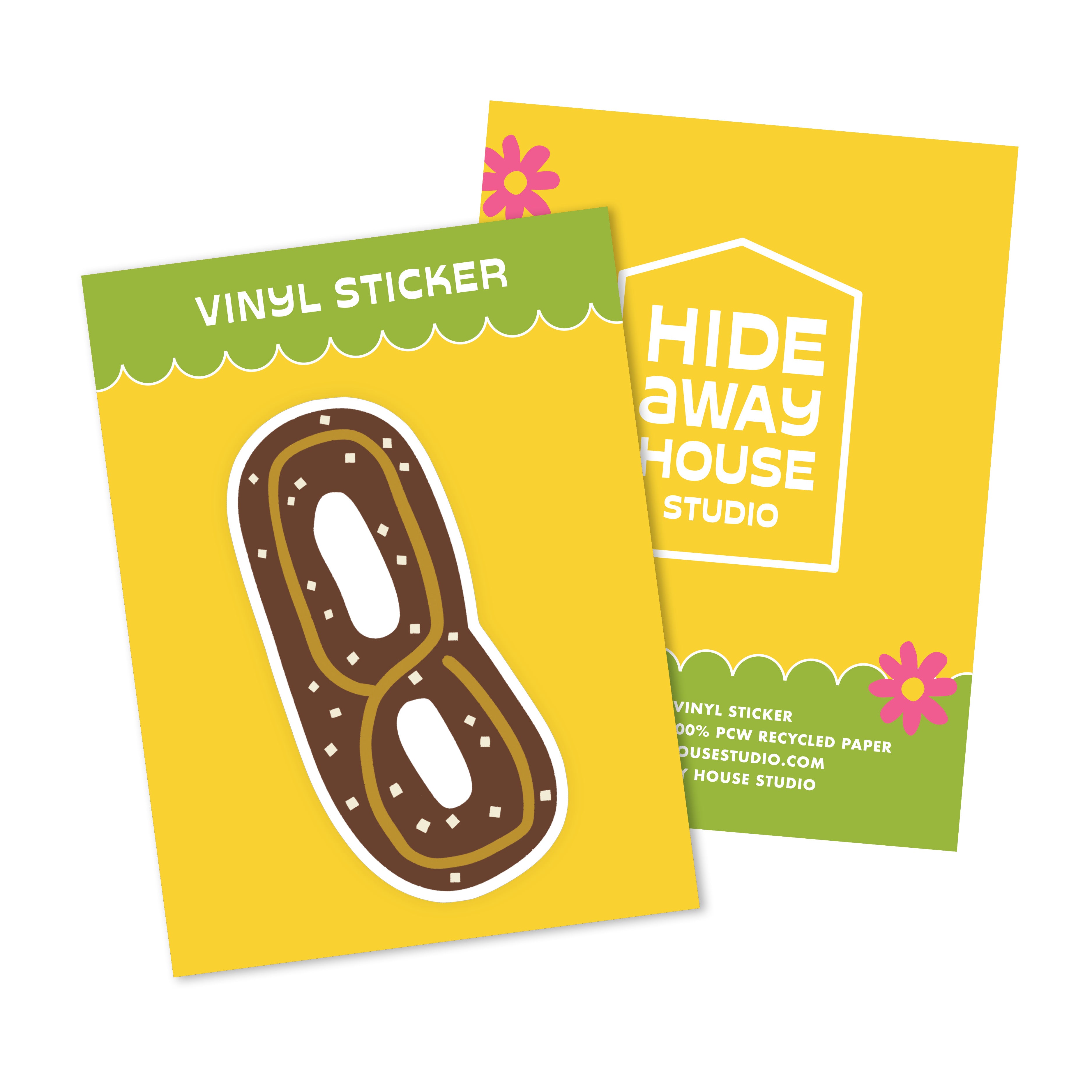 Philly Pretzel Sticker