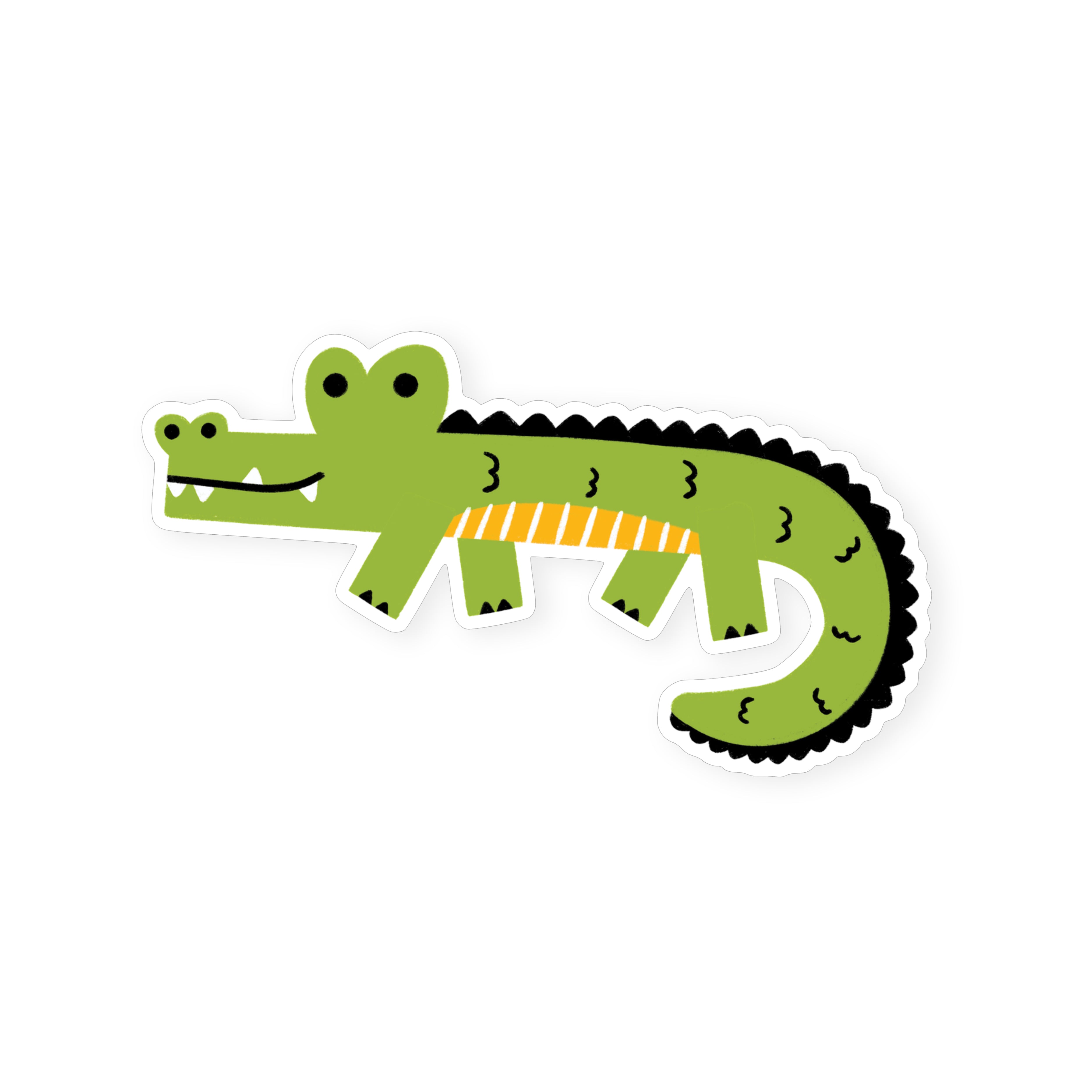 Crocodile Sticker, Hideaway House Studio