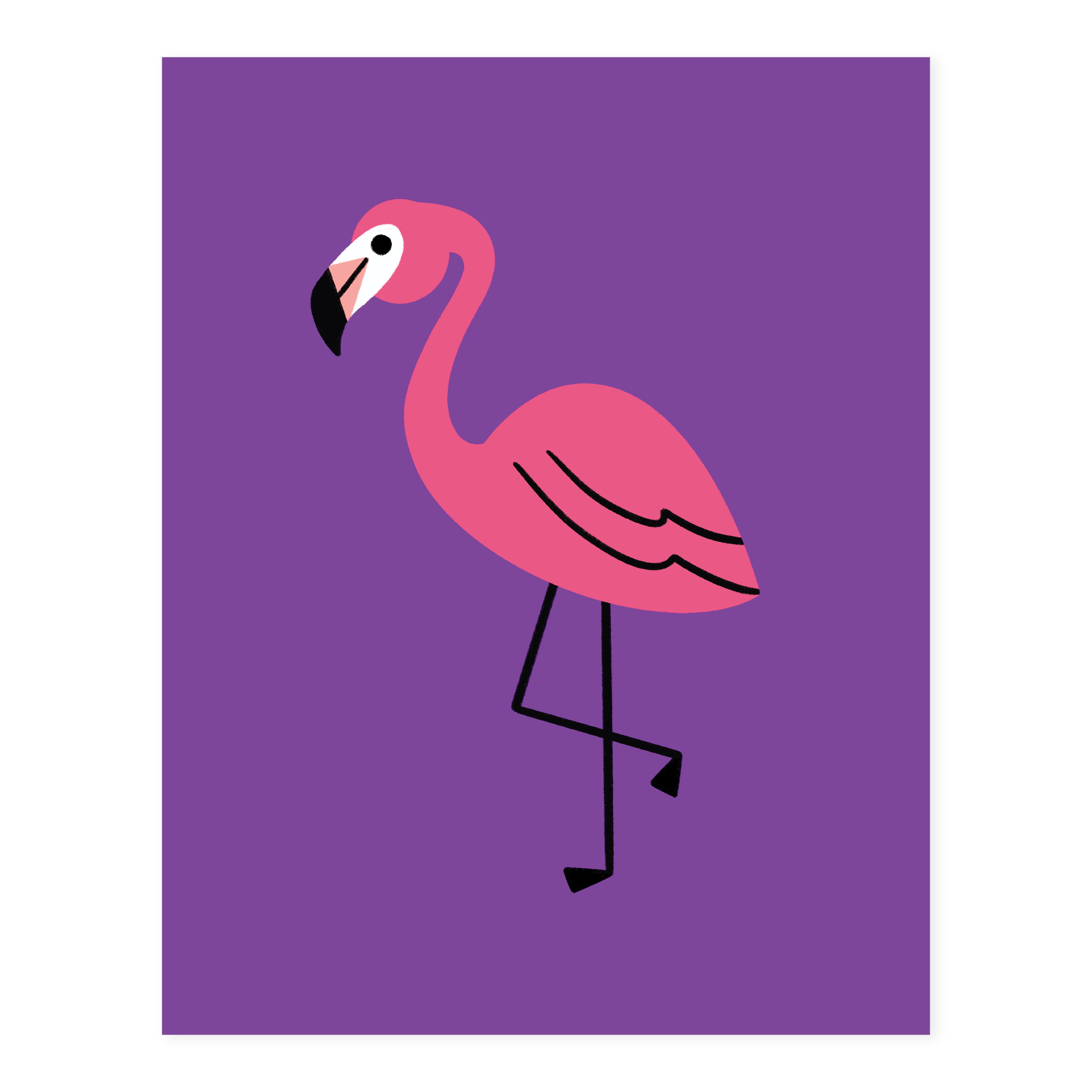 Flamingo Print
