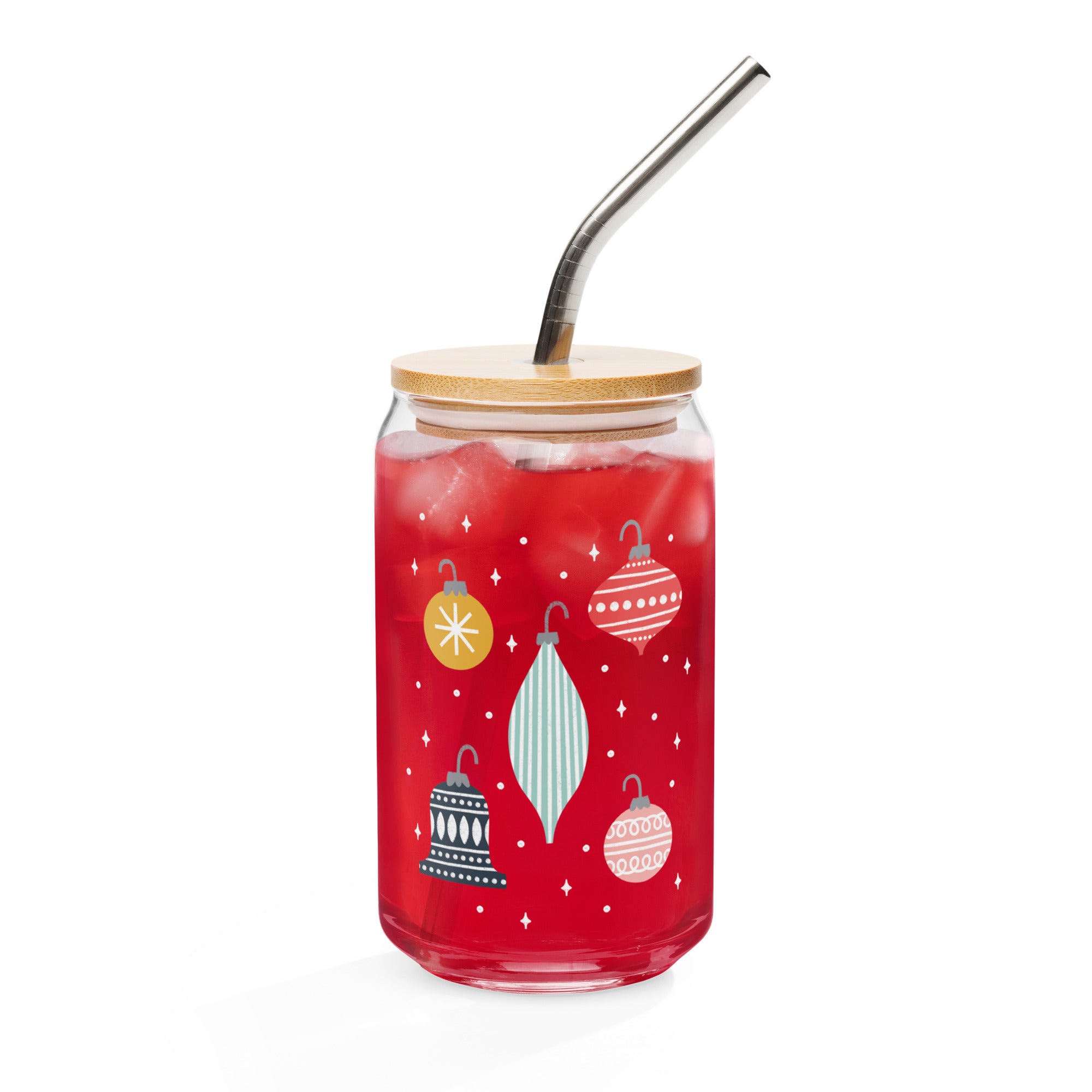 Jolly Ornaments Glass