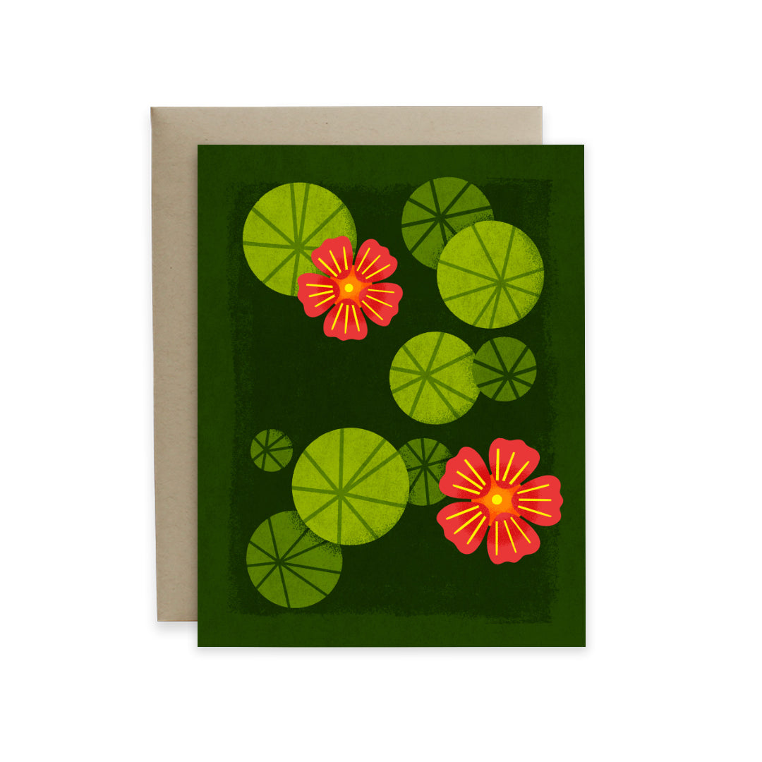 Nasturtium Card