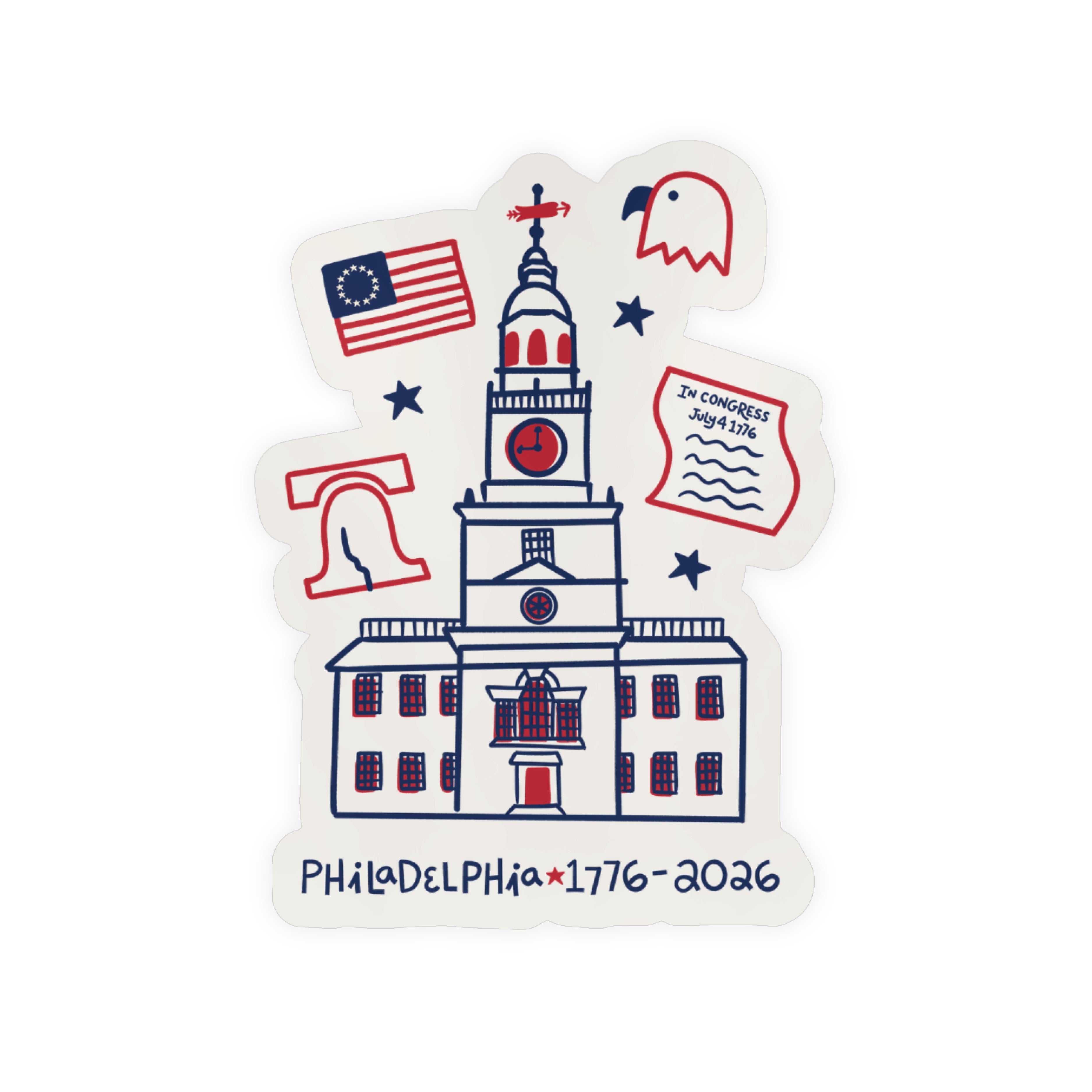 Philadelphia Semiquincentennial Sticker